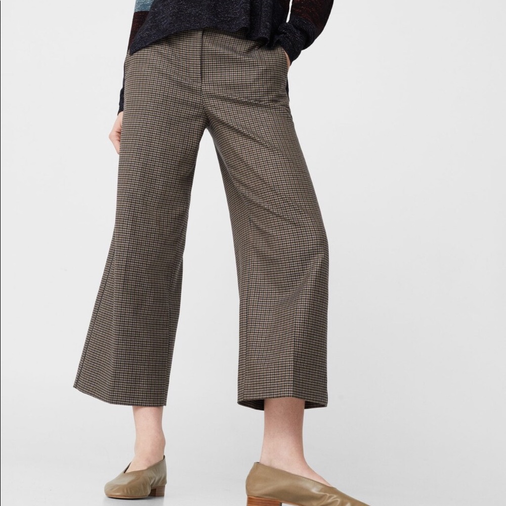 [SOLD] Mango - Check cropped pants | New with tag